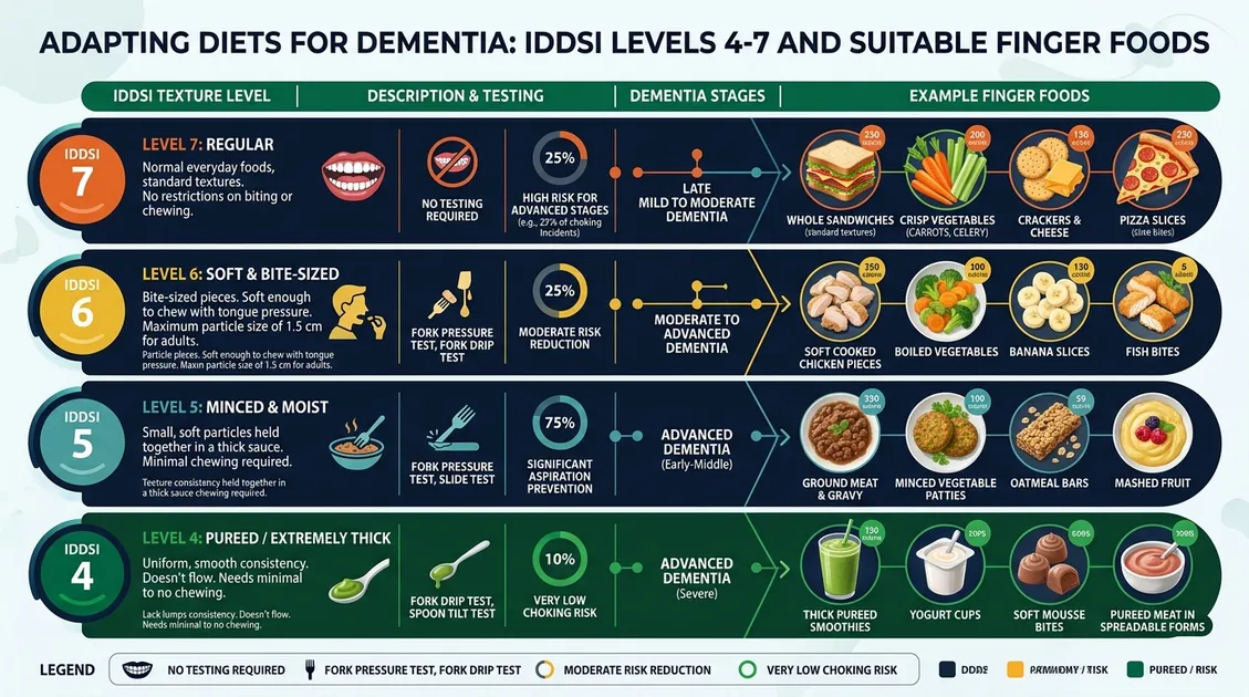 Dietitian-Approved Cycle Menus for Senior Care Facilities - IDDSI framework levels 4 through 7 with finger food examples for each texture category Dietitian-Approved Cycle Menus for Senior Care Facilities - IDDSI framework levels 4 through 7 with finger food examples for each texture category
